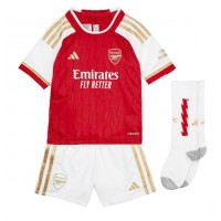 Echipament fotbal Arsenal Thomas Partey #5 Tricou Acasa 2023-24 pentru copii maneca scurta (+ Pantaloni scurti)